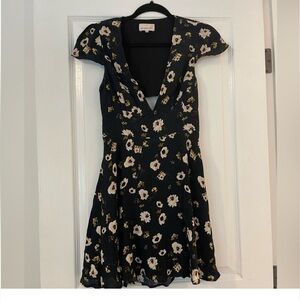 Sunday Best dress size 2 in dark blue - v neck and open back dress